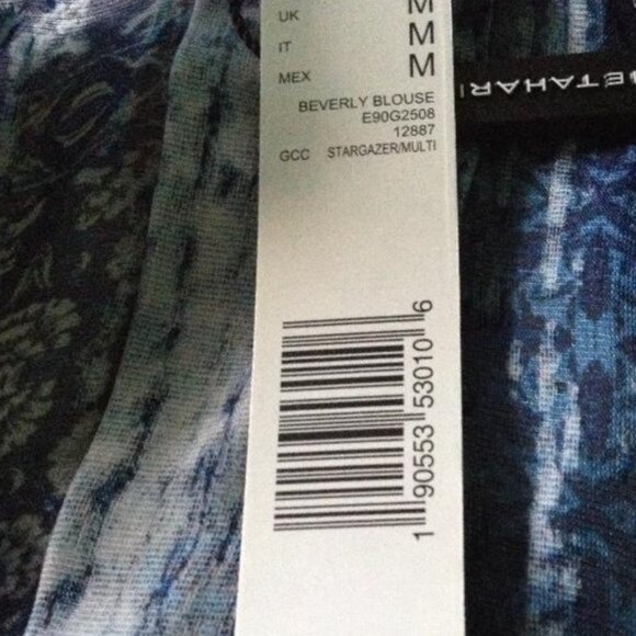 Elie Tahari Silk Ruffle Burnout Velvet Beverly Chiffon Blouse NWT - Picture 11 of 14